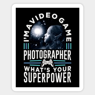 I'm a Video Game Photographer Sticker